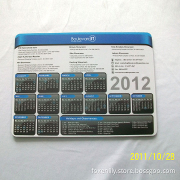 Popular Calendar Mouse Pad for Cheap Promotional Mouse Mat